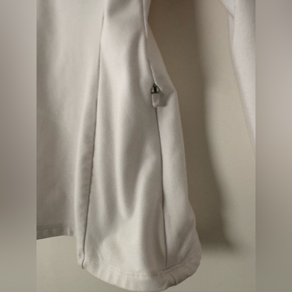 Alo Yoga Alosoft 1/2 Zip Rapid Pullover White | Size M - Picture 8 of 10